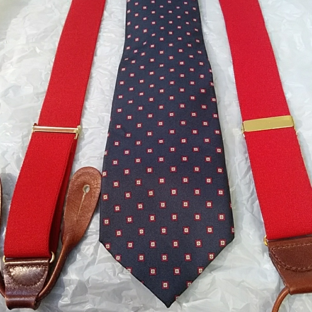 - Lord &Taylor tie&suspenders  $45+ Free suspenders - Picture 2 of 5